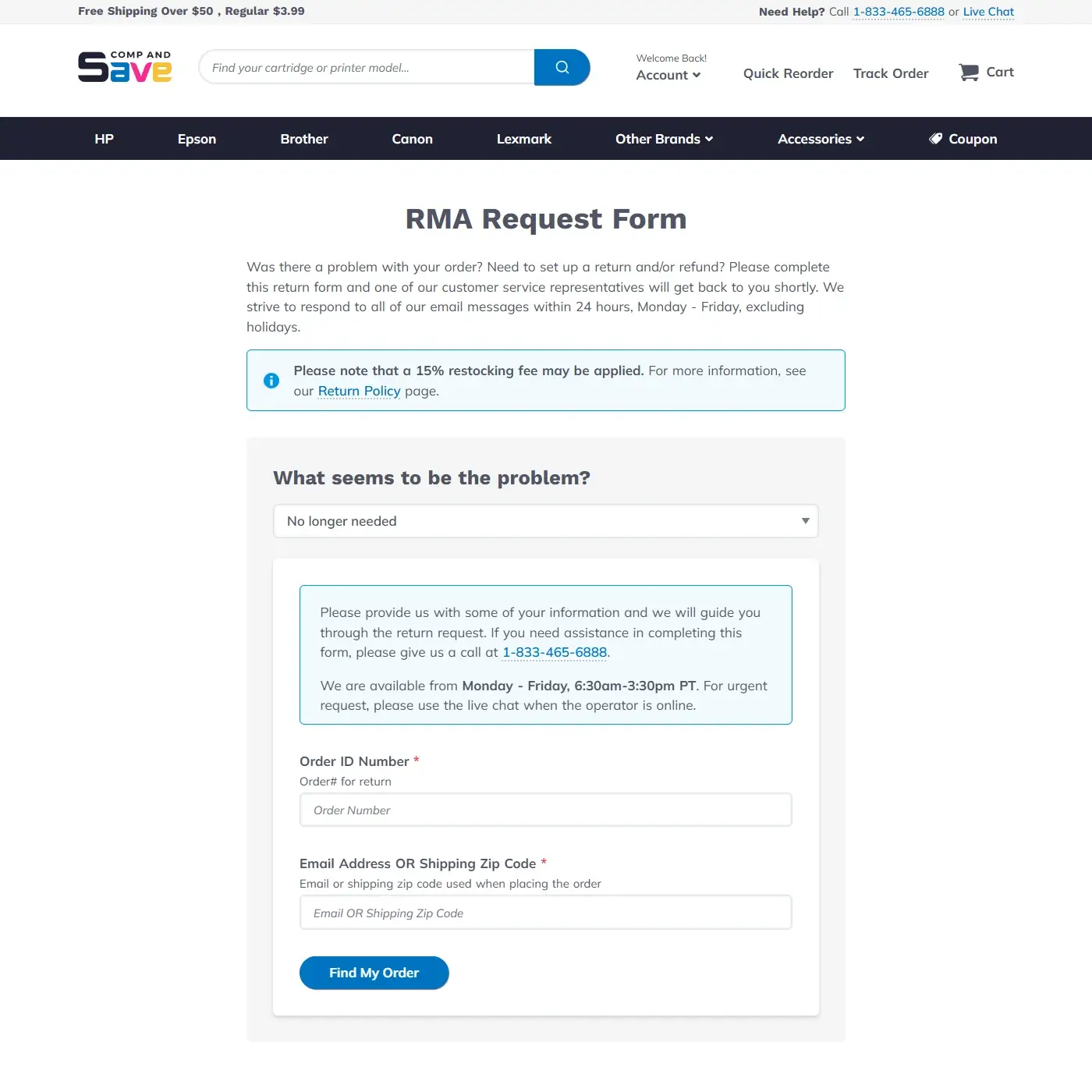 RMA System - Custom Module