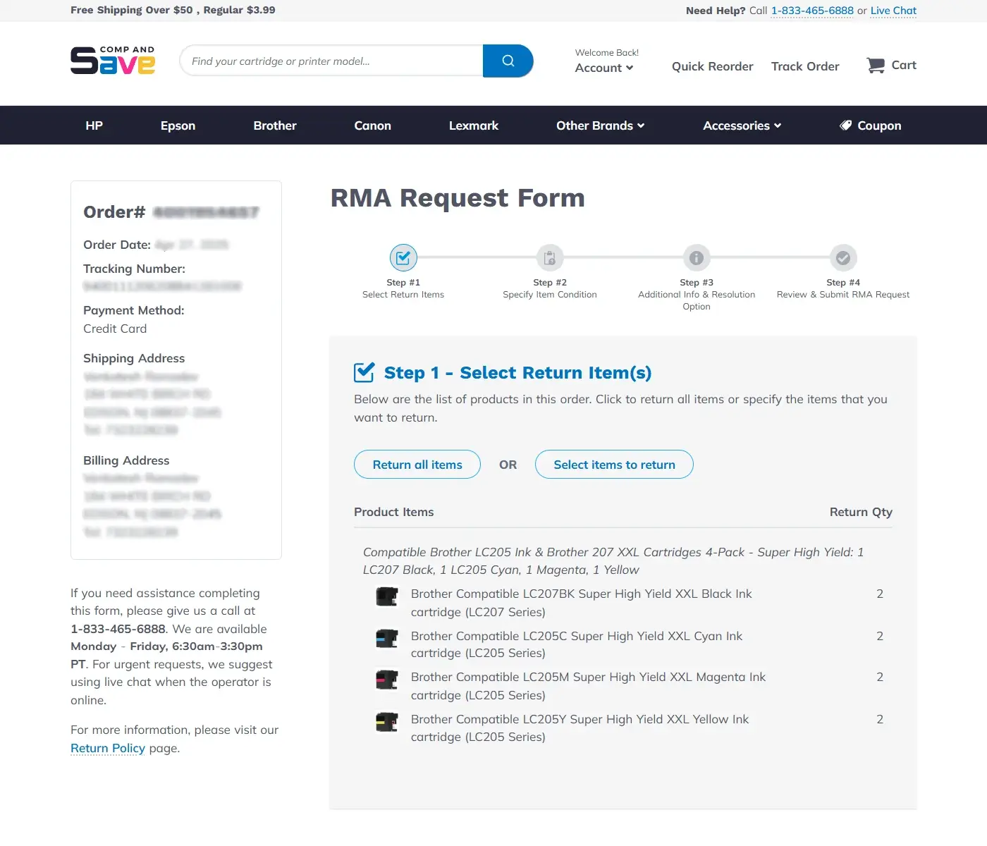 RMA System - Custom Module